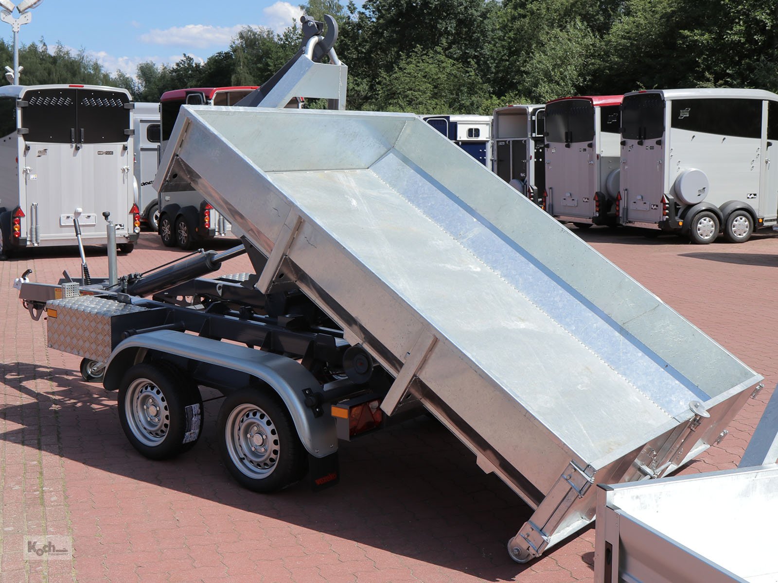 Anhänger del tipo Sonstige KONOS Abroll-Muldenkipper 3,5t|ohne Mulde|Hakengerät (Ki13352125So), Neumaschine In Winsen (Luhe) (Immagine 7)